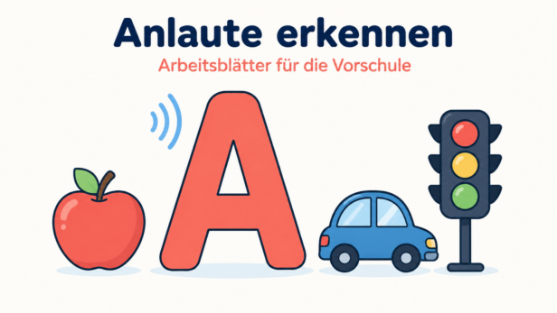 Anlaute erkennen – kostenlose Arbeitsblätter für die Vorschule