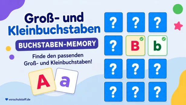 Groß- und Kleinbuchstaben-Memory